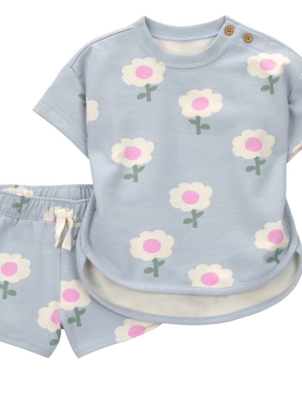 Carter's Child of Mine Baby Girl Outfit Set, 2-Piece - Picture 1 of 3